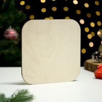 Подставка под горячее "Символ года.Змея голубая" 19х19 см