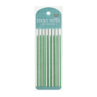 Блок-закладка с липким краем пластик 20л х 8 штук, зеленая полоска,140мм х 6мм CALLIGRATA 105326 Блок-закладка с липким краем пластик 20л х 8 штук, зеленая полоска,140мм х 6мм CALLIGRATA 105326