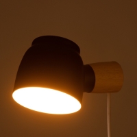 Бра "Норди" Е14 40Вт черный 11х10х19 см Бра "Норди" Е14 40Вт черный 11х10х19 см