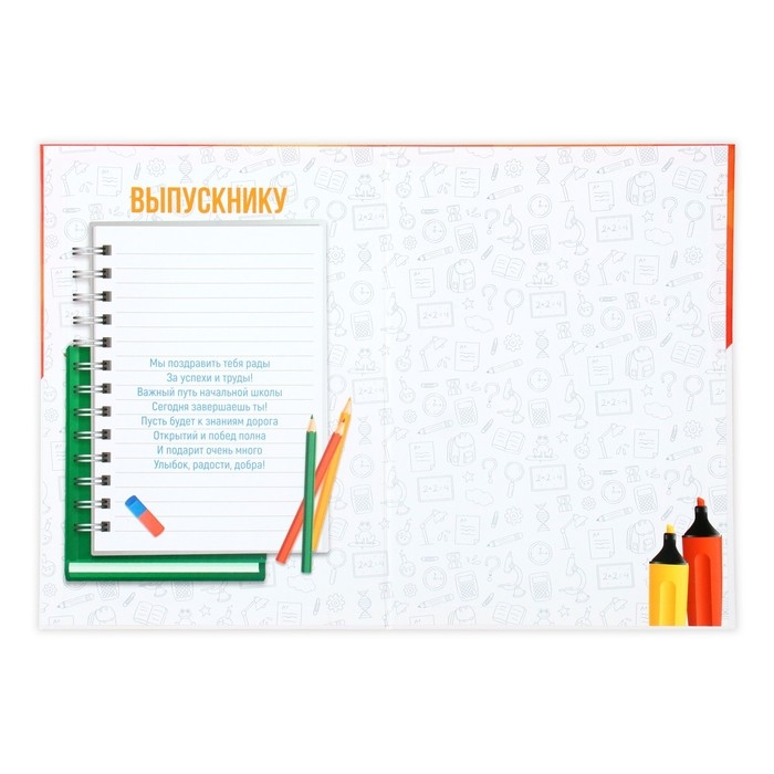 Папка &laquo;Выпускник начальной школы&raquo;, А4, без файлов