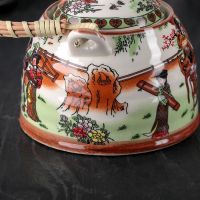 Чайник керамический заварочный с металлическим ситом &laquo;Парк&raquo;, 600 мл