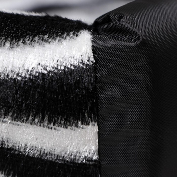 Дом-трансформер трапеция 43 х 43 х 34 см, расцветка зебра Дом-трансформер трапеция 43 х 43 х 34 см, расцветка зебра