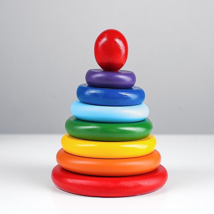 Пирамидка &laquo;Радуга&raquo; 8 деталей