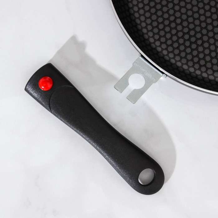 Сковорода Forever, d=26 см, съёмная ручка, антипригарное покрытие, цвет чёрный Сковорода Forever, d=26 см, съёмная ручка, антипригарное покрытие, цвет чёрный