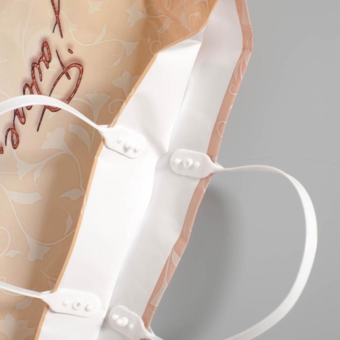 Пакет Пакет "Жадор", полиэтиленовый с пластиковой ручкой, 36 х 37 см, 100 мкм