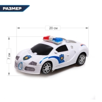 Робот радиоуправляемый &laquo;Полицейский&raquo;, трансформируется, световые и звуковые эффекты
