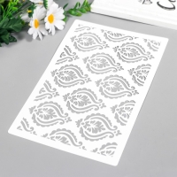 Трафарет пластиковый "Узоры" 24х16 см Трафарет пластиковый "Узоры" 24х16 см