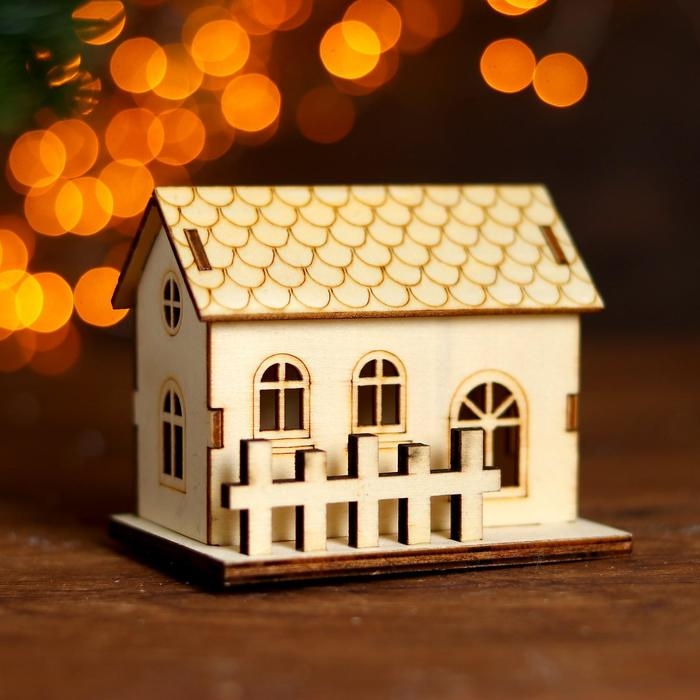Световой декор настольный «Домики» 10 см, МИКС Световой декор настольный «Домики» 10 см, МИКС
