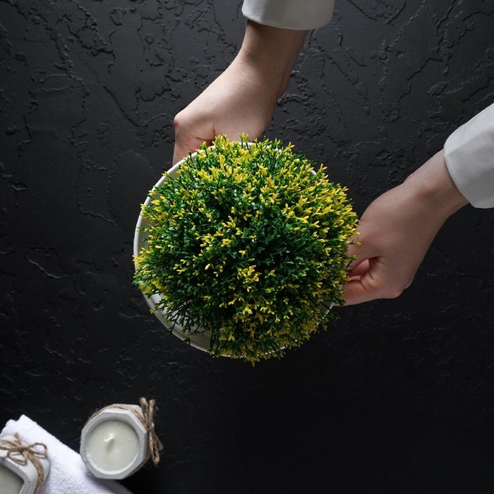 Горшок с подставкой &laquo;Алиса&raquo;, 0,7 л, цвет белый