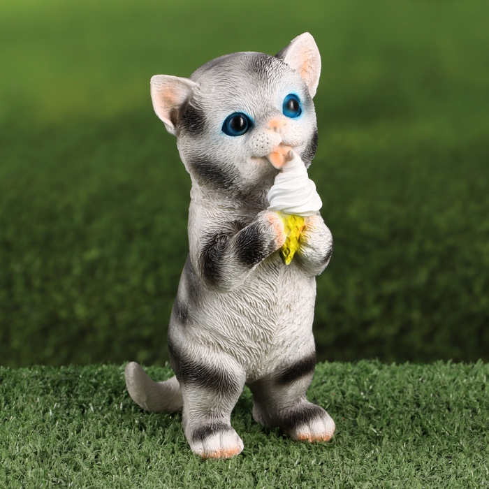 Садовая фигура Садовая фигура "Попрошайка котик" 8х9х20см МИКС