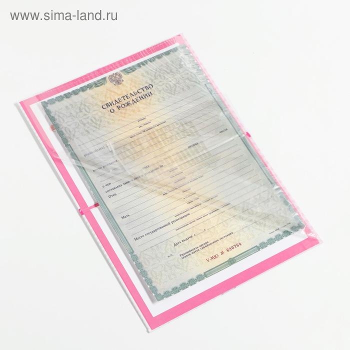 Папка для свидетельства о рождении малышки &laquo;Зайка&raquo;, А5