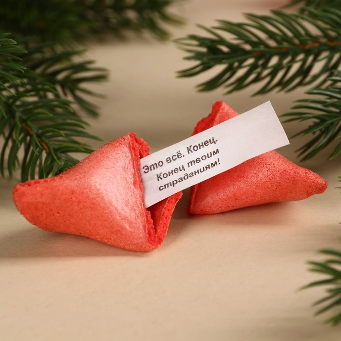 Печенье с предсказанием в коробке-домике &laquo;Зажигай в Новом году&raquo;, 1 шт