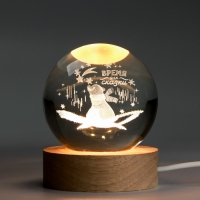 Новый год! Светильник &laquo;Новогодняя коллекция: Время для сказки&raquo;, диам. 6 см