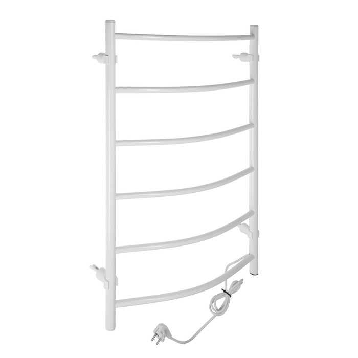 Полотенцесушитель электрический ZEIN PE-06 Полотенцесушитель электрический ZEIN PE-06 "Ребро", 500х800 мм, d=25, белый