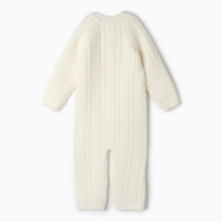 Комбинезон детский, цвет молочный, рост 68-74 см