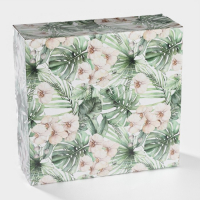 Менажница 3 ячейки Доляна &laquo;Лист&raquo;, 22,1&times;7,6 см, цвет зелёный