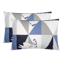 Комплект наволочек Этель &laquo;Геометрия леса&raquo; 50х70 см - 2 шт, 100% хлопок, бязь