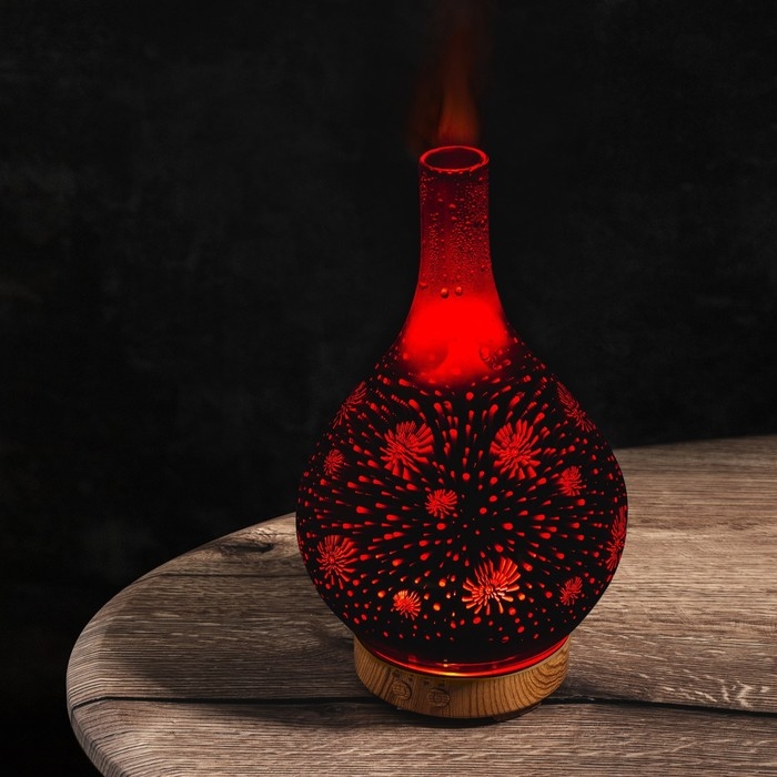 Увлажнитель воздуха Windigo LHU-08, ультразвуковой, 300 мл, 10 Вт, с эффектом 3D Увлажнитель воздуха Windigo LHU-08, ультразвуковой, 300 мл, 10 Вт, с эффектом 3D