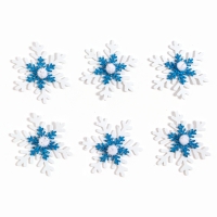 Новый год! Декор &laquo;Снежинки&raquo;, набор 6 шт.