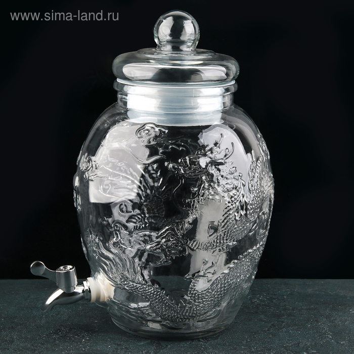 Диспенсер для напитков &laquo;Дракон&raquo;, 5 л, 24&times;21&times;34 см