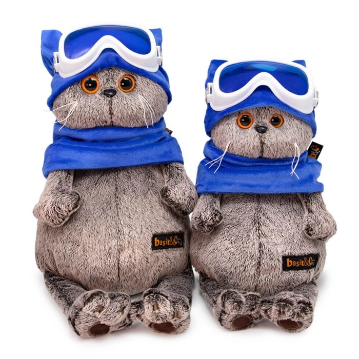Мягкая игрушка «Басик в горнолыжных очках», 25 см Мягкая игрушка «Басик в горнолыжных очках», 25 см