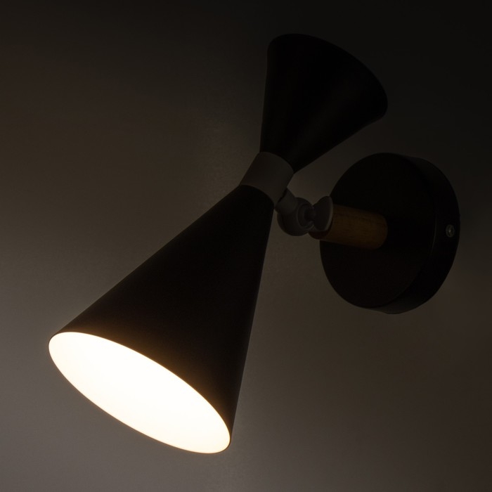 Бра Бра "Камертаб" Е27 40Вт черный 15х12х24 см