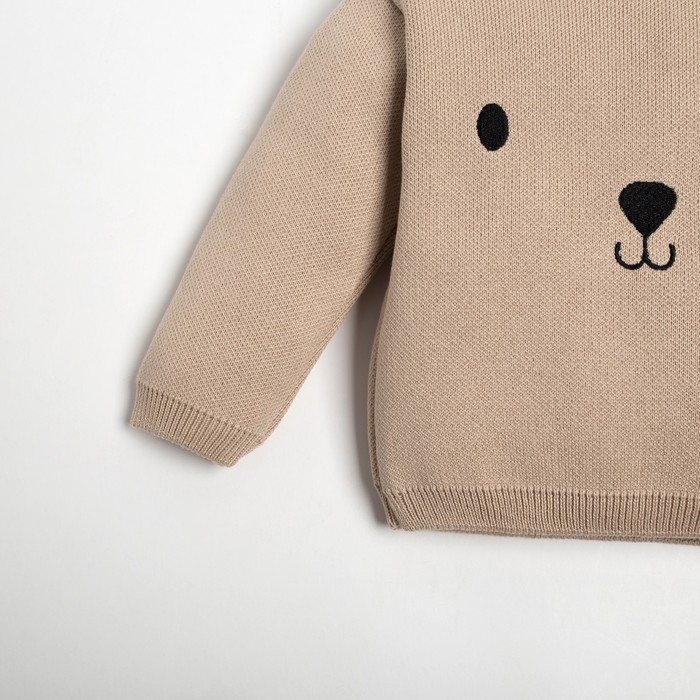 Джемпер вязаный Крошка Я &laquo;Мишка&raquo; рост 98-104 см