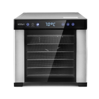 Сушилка для овощей и фруктов Kitfort КТ-1916, 550 Вт, 6 ярусов, серебристая Сушилка для овощей и фруктов Kitfort КТ-1916, 550 Вт, 6 ярусов, серебристая