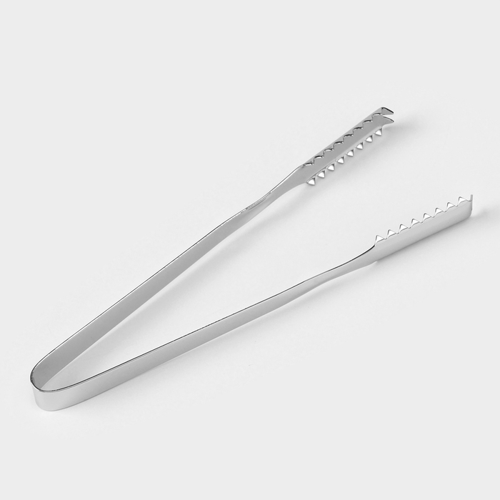 Щипцы кухонные, для льда, длина 18 см, толщина 1,0 мм