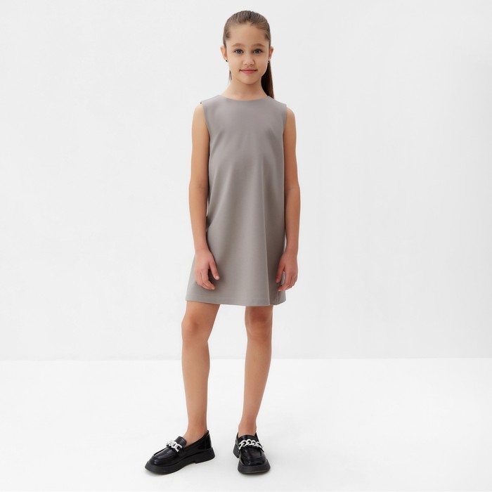 Платье для девочки MINAKU: PartyDress, цвет серый, рост 152 см