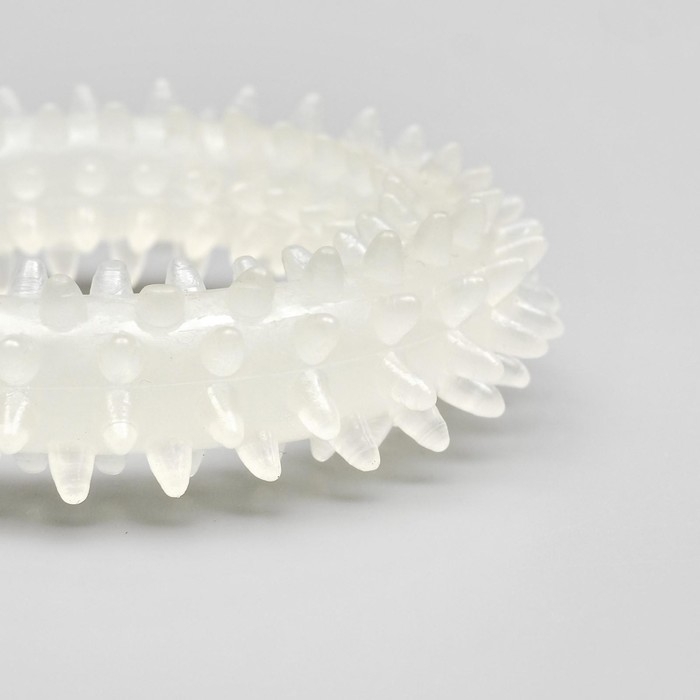 Игрушка для собак, светящаяся в темноте, "Кольцо с шипами", 9 см