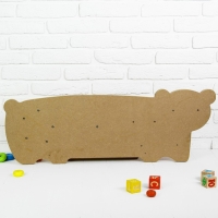 Бизиборд "Мишка", крепится на стену Бизиборд "Мишка", крепится на стену