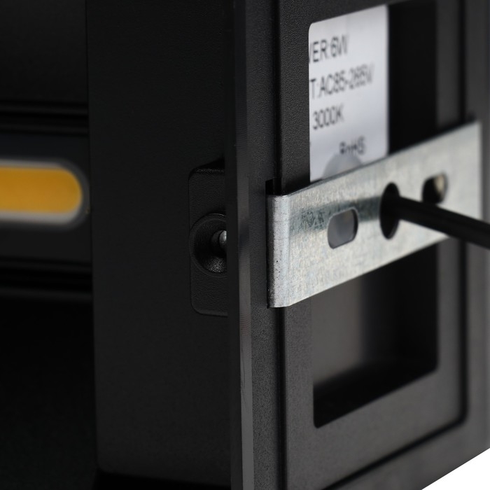 Светильник фасадный &laquo;Куб&raquo;, FSD-063, 6 Вт, 3000К, регулир. луч, IP65, 220 В, пластик, черный   100842