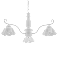 Люстра "Лукреция" 3хЕ27 40Вт белый 69х69х37-72 см BayerLux Люстра "Лукреция" 3хЕ27 40Вт белый 69х69х37-72 см BayerLux