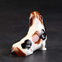 Статуэтка фарфоровая &laquo;Бассет-хаунт&raquo;, 7 см, авторская роспись