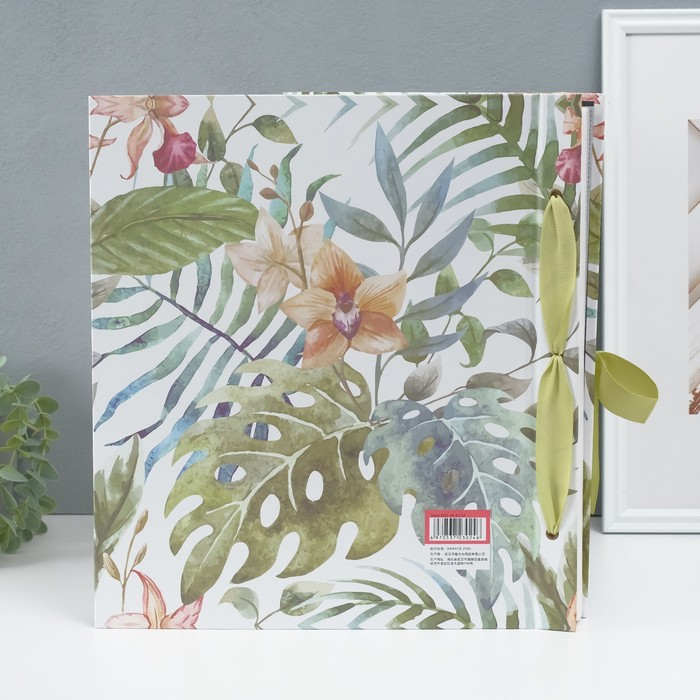 Фотоальбом на 1000 фото 10х15 см "Пальмовые листья"  32х35,5х7 см