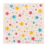 Салфетки бумажные однослойные "Звёзды" 24х24 см, набор 50 шт. Салфетки бумажные однослойные "Звёзды" 24х24 см, набор 50 шт.