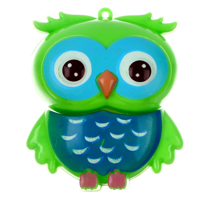 Антистресс pop tubes &laquo;Сова&raquo; развивающая игрушка, световая, набор 4 шт, цвета МИКС