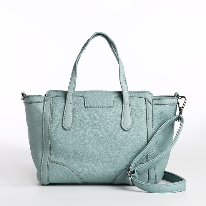 Сумка женская тоут на молнии, цвет бирюзовый Сумка женская тоут на молнии, цвет бирюзовый