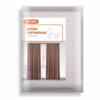 Штора портьерная жаккард Witerra 135х260см, розовый, пэ 100% Штора портьерная жаккард Witerra 135х260см, розовый, пэ 100%