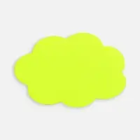 Наклейка тканевая Lunga Calum, L, желтый неон