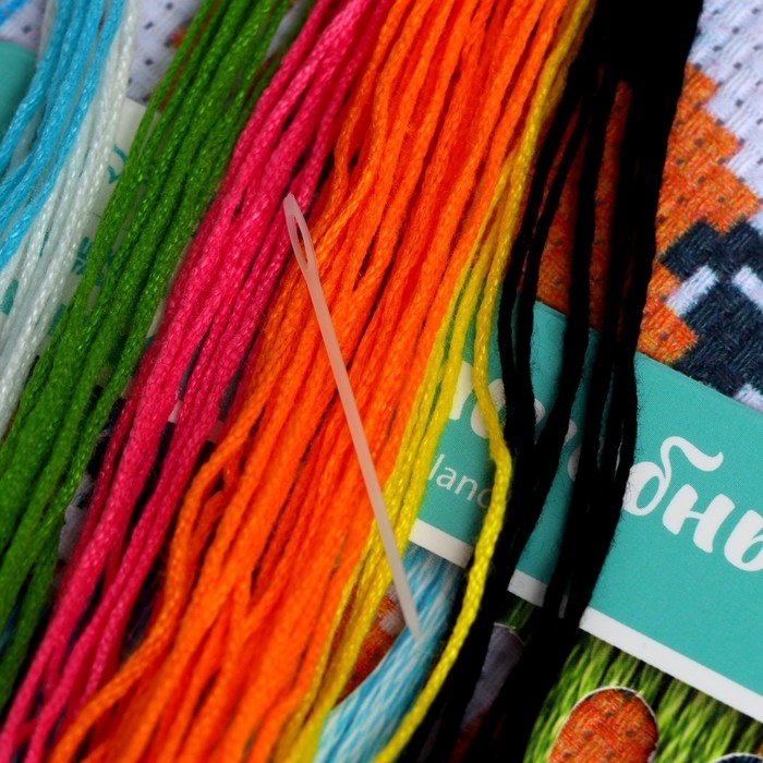 Вышивка крестиком для детей &laquo;Лисёнок&raquo;, набор для творчества, 14 х 10 см