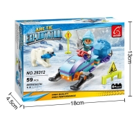 Конструктор Арктика &laquo;Снегоход&raquo;, 59 деталей