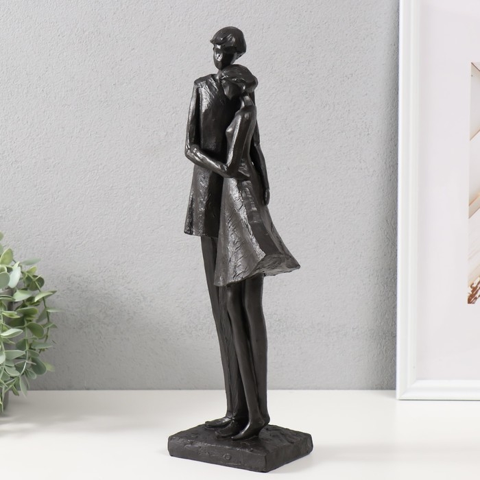 Сувенир полистоун Сувенир полистоун "Мама и дочка" чёрный 40х12х11 см