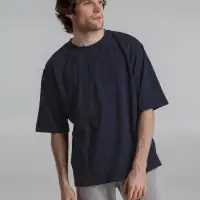 Футболка оверсайз Slope, кобальт (темно-синяя), размер ХS/S