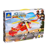Конструктор пожарные &laquo;Спасательный вертолет&raquo;, стреляет водой, 352 детали