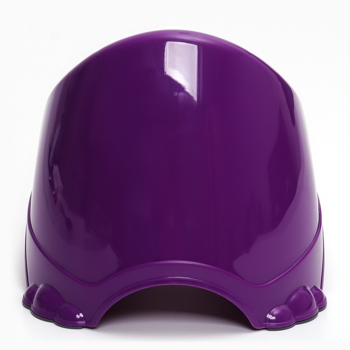 Горшок детский антискользящий «Бэйби-Комфорт» с крышкой, съёмная чаша, цвет фиолетовый Горшок детский антискользящий «Бэйби-Комфорт» с крышкой, съёмная чаша, цвет фиолетовый