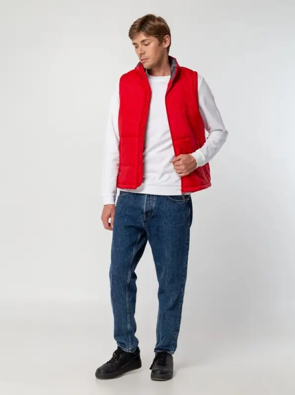 Жилет Warm красный, размер S