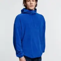 Анорак флисовый унисекс Fliska, ярко-синий, размер M/L