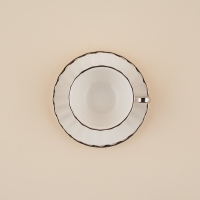 Чайная пара фарфоровая SL Home «Гарда», 2 предмета: чашка 200 мл, блюдце d=15 см, цвет белый Чайная пара фарфоровая SL Home «Гарда», 2 предмета: чашка 200 мл, блюдце d=15 см, цвет белый